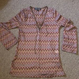 Almost Famous Lace front Tunic